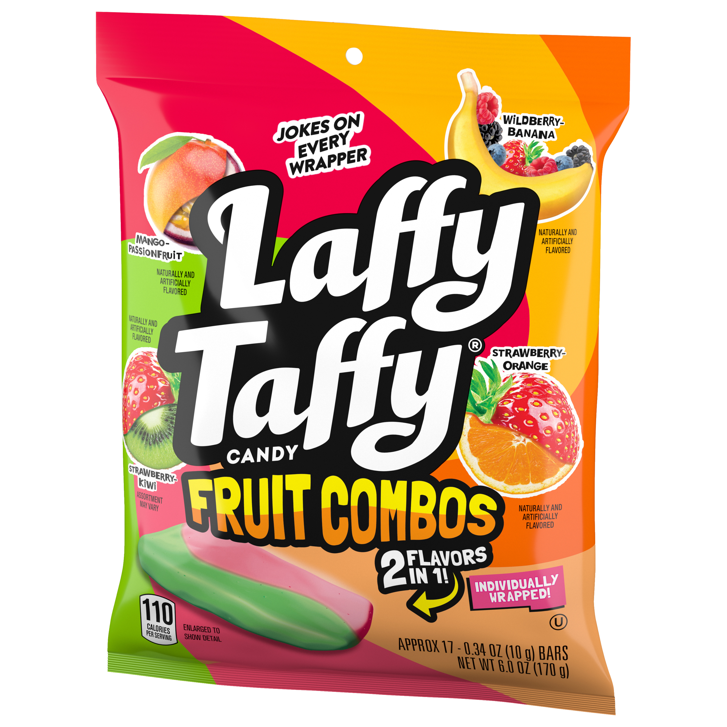 Laffy Taffy Fruit Combos DRC 6oz Peg Bag
